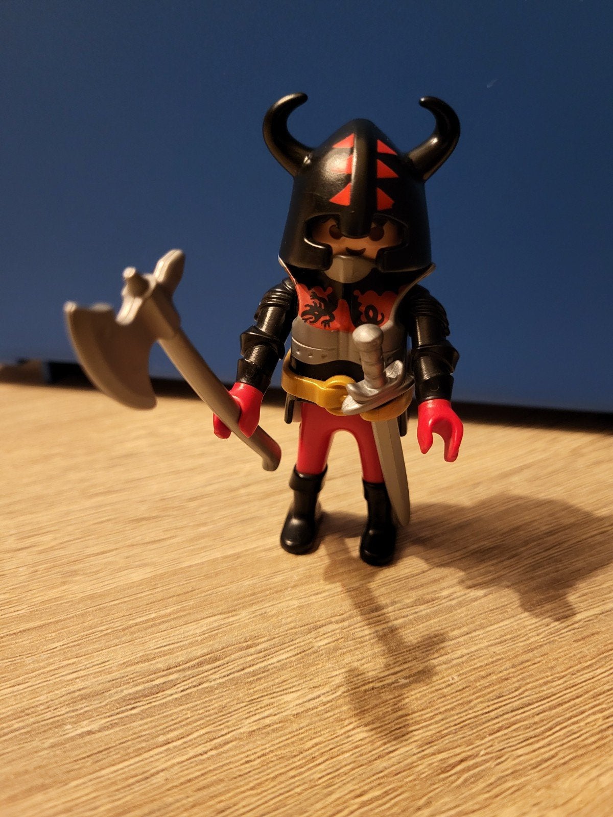 Playmobil Ridder 4633 uit 2005 met bijl en zwaard, Ophalen of Verzenden, Gebruikt