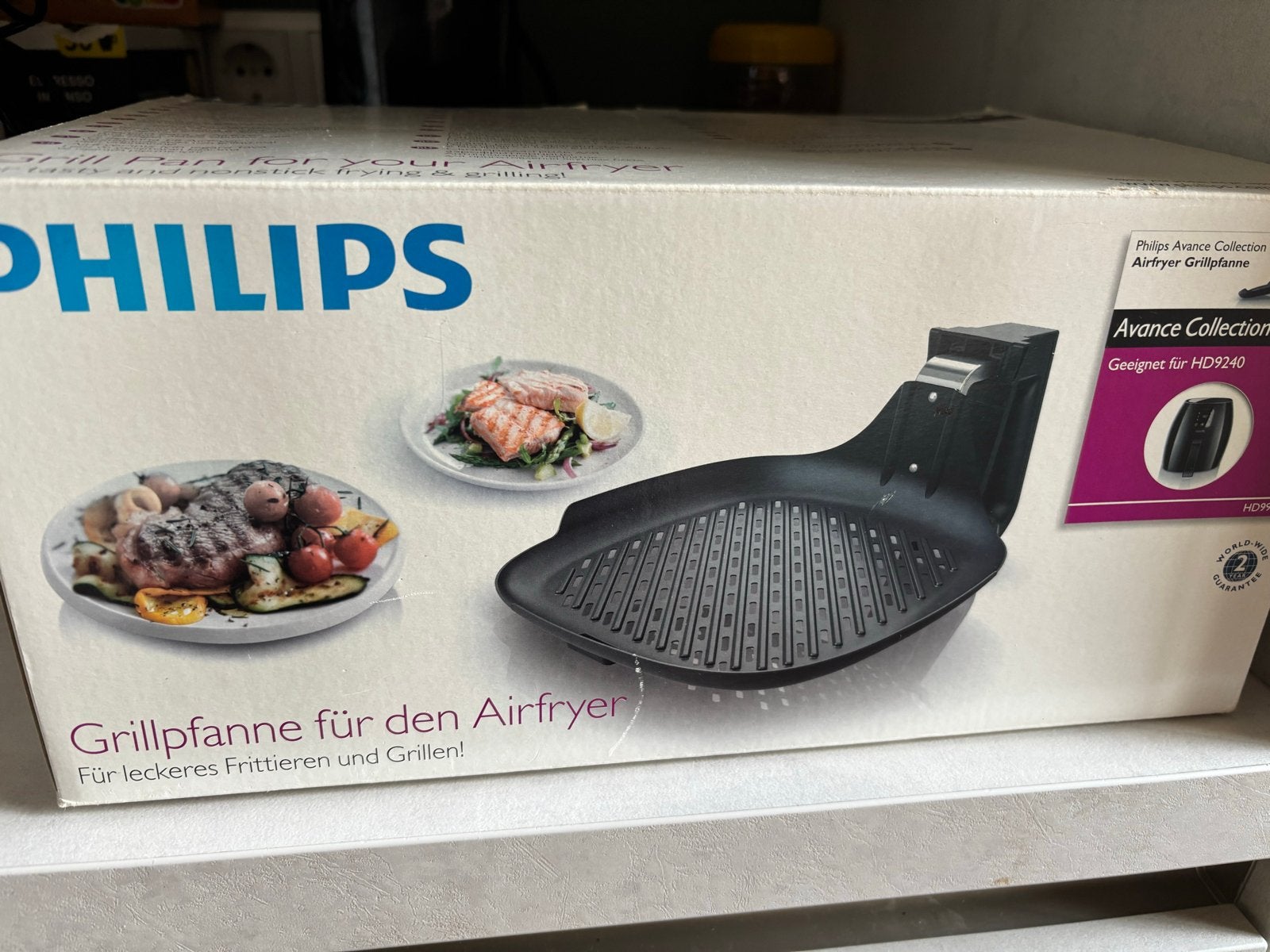 Philips Airfryer Grill Pan HD9240 HD9911, Ophalen, Zo goed als nieuw, Airfryer