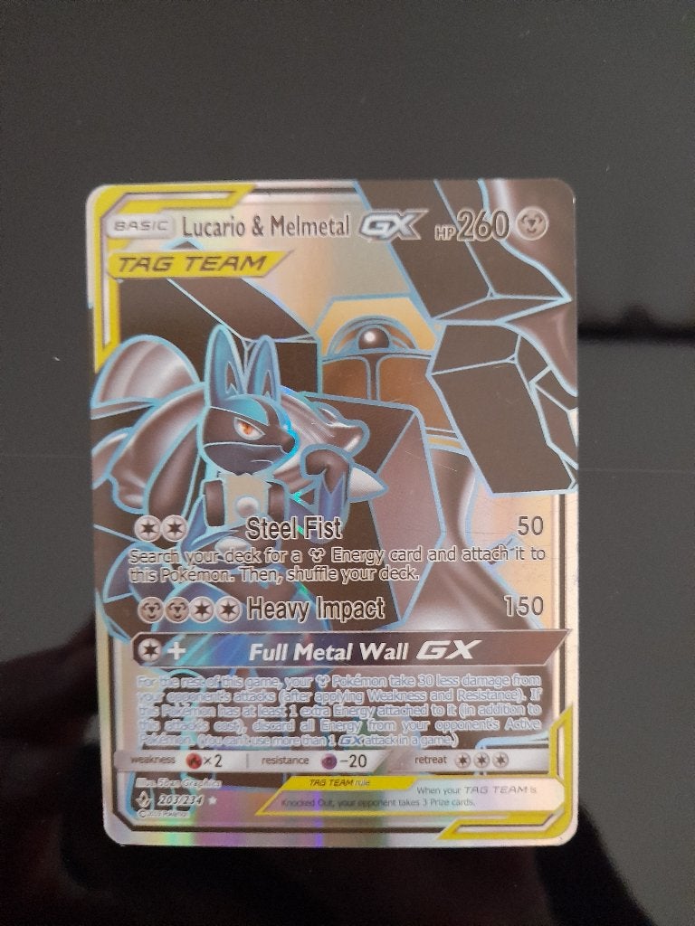 Pokemonkaart Lucario & Melmetal 203/234, Ophalen of Verzenden, Zo goed als nieuw, Losse kaart
