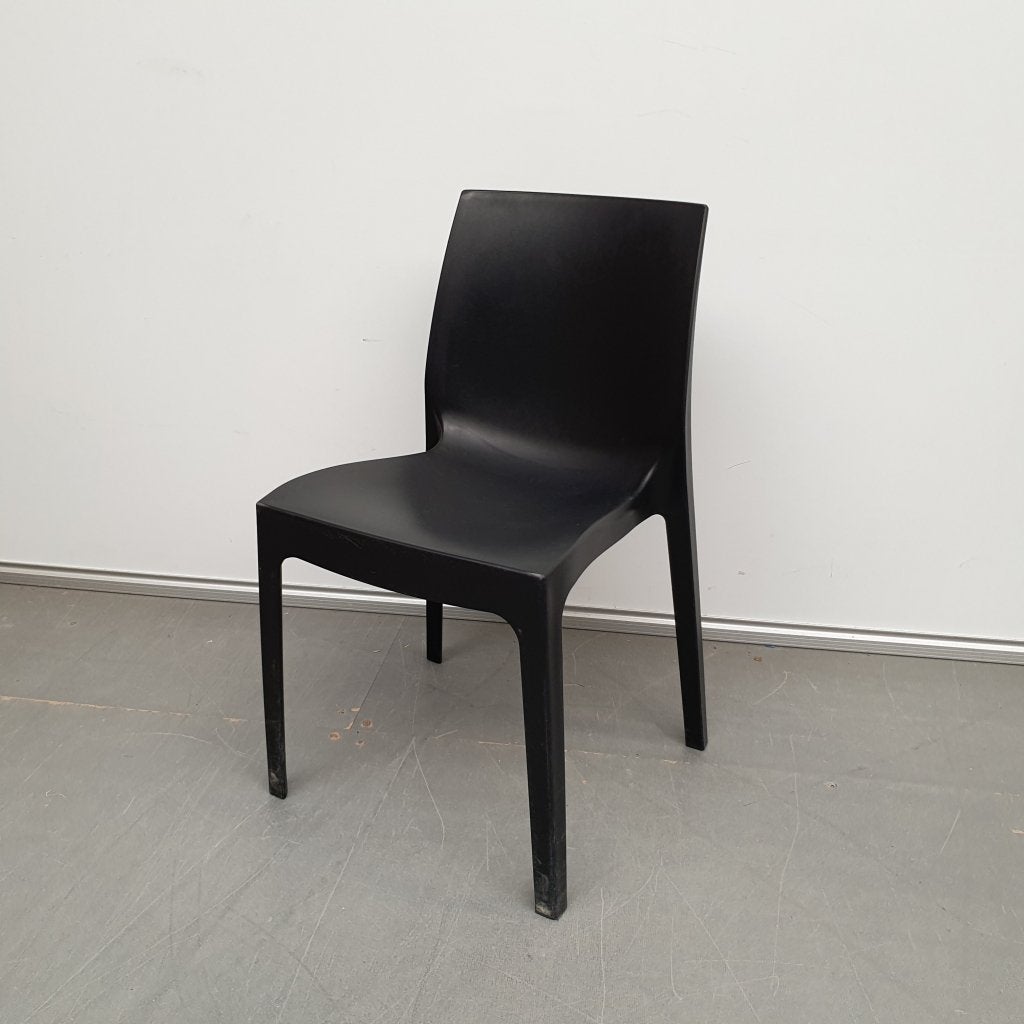 Roma binnen / buitenstoel - kunststof zwart, Huis en Inrichting, Niet ingevuld, Gebruikt, Niet ingevuld, Niet ingevuld