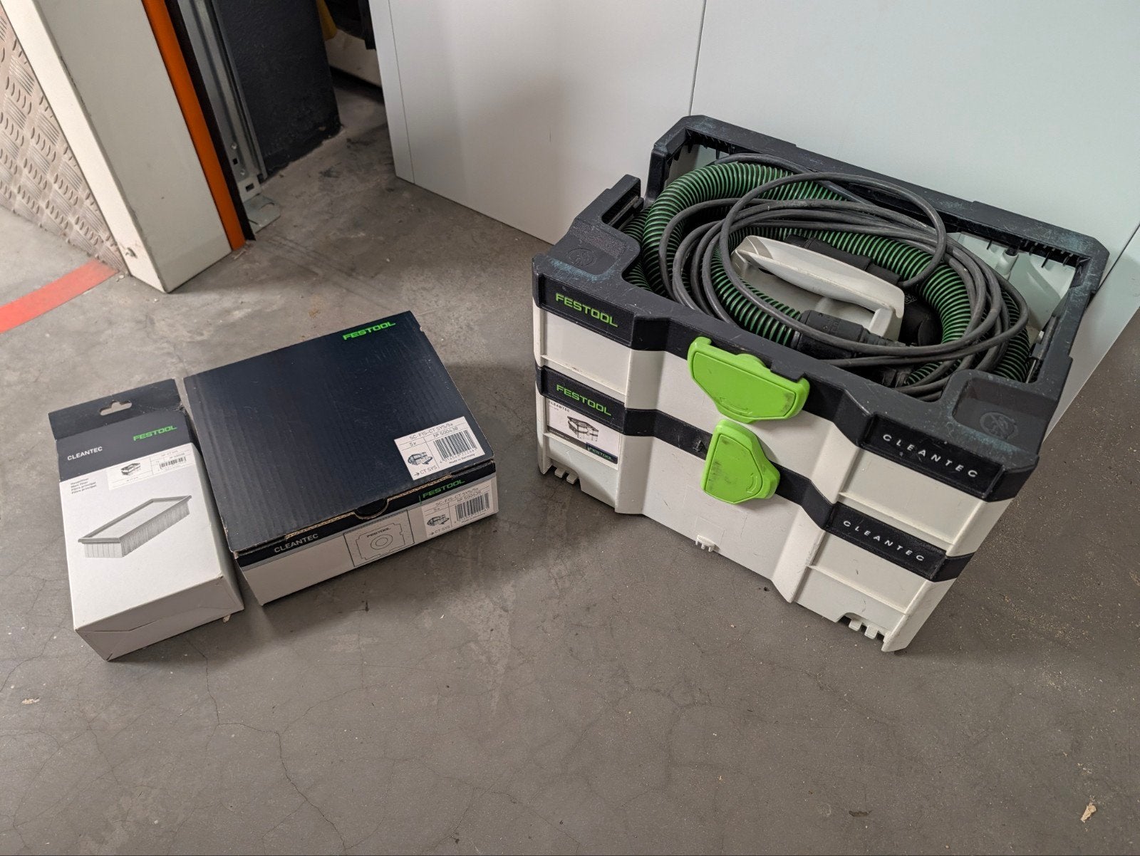 Festool CTL SYS stofzuiger met 6 zakken en nieuw filter