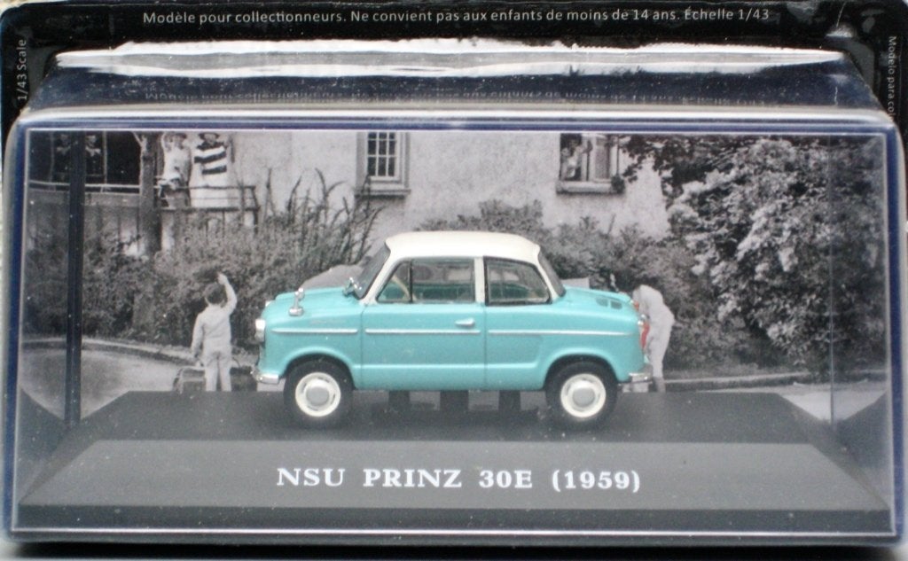 NSU Prinz 30E 1959 Altaya micro cars 1:43, Ophalen of Verzenden, Nieuw, Auto, Overige merken