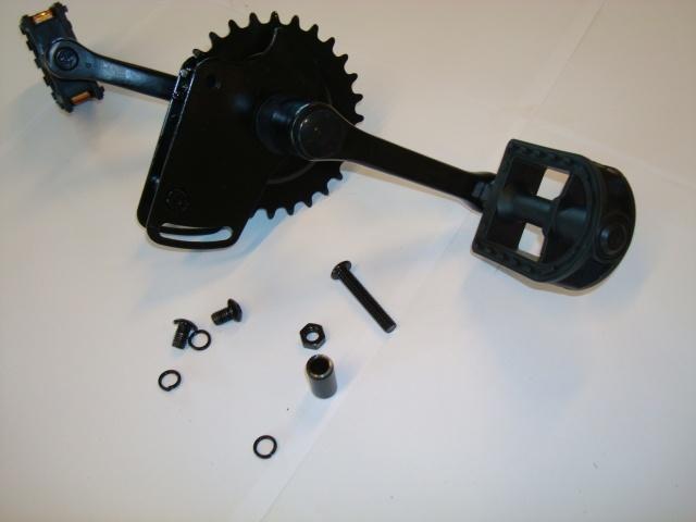Rally - Trapas met crank set 110 + pedalen, Verzenden, Nieuw, Berg