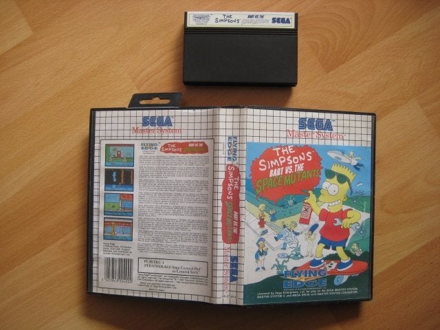 Bart Simpson Sega Mastersystem Master System (Simpsons), Spelcomputers en Games, Games | Sega, Gebruikt, 1 speler, Ophalen of Verzenden