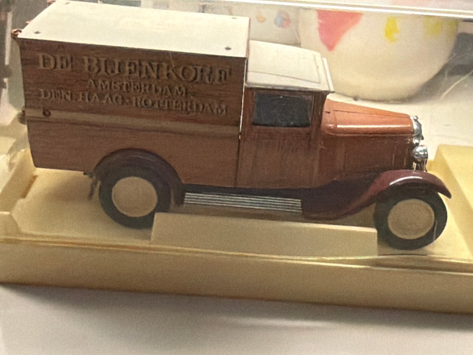 Vintage Bijkorf Bestelwagen Modelauto, Ophalen of Verzenden, Nieuw, Auto's