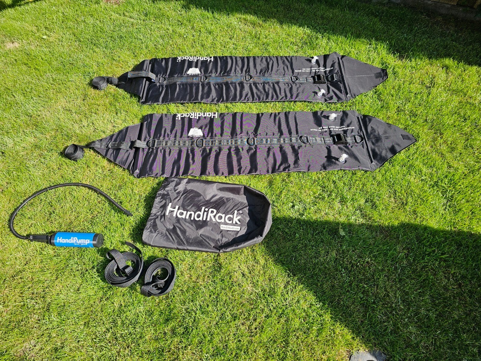HandiRack Opblaasbaar Dakrek - Compleet met Pomp, Ophalen of Verzenden, Gebruikt