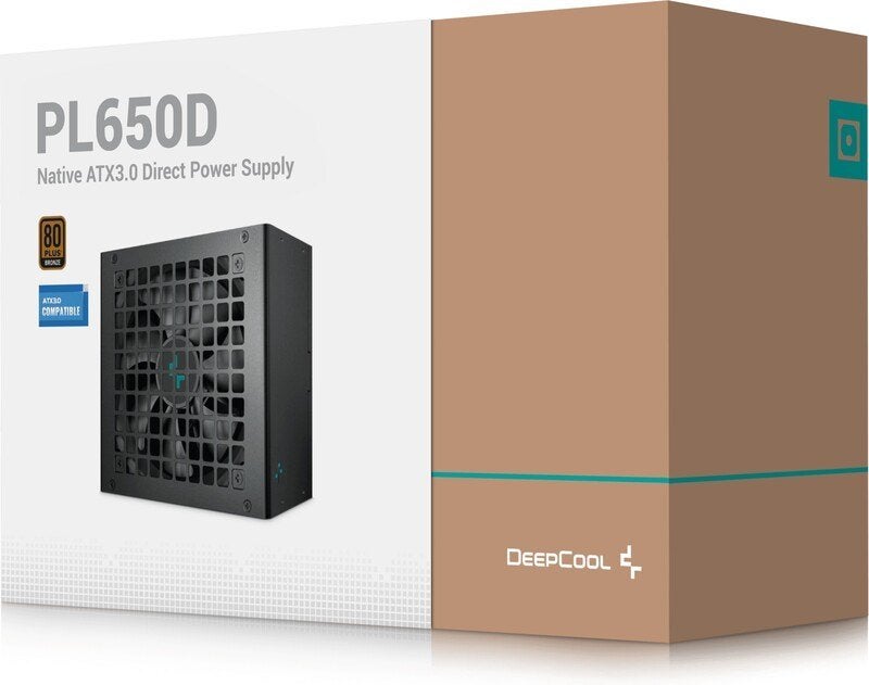 Nieuwe DeepCool PL650-D 650W ATX 3.1 PSU factuur en garantie, Nieuw, Ophalen of Verzenden