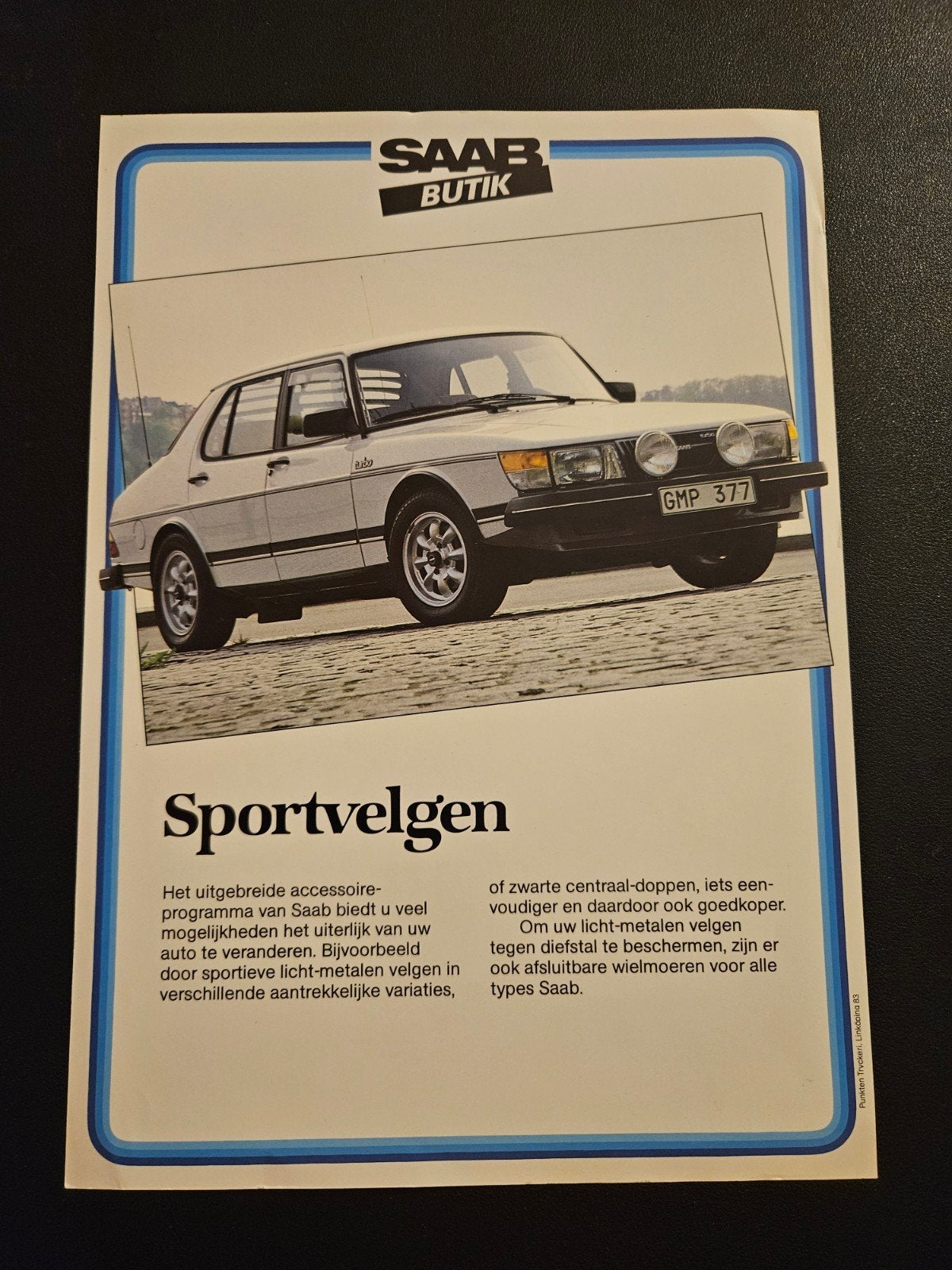 19x Saab leaflets 1985 &1986, Ophalen of Verzenden, Zo goed als nieuw, Overige merken