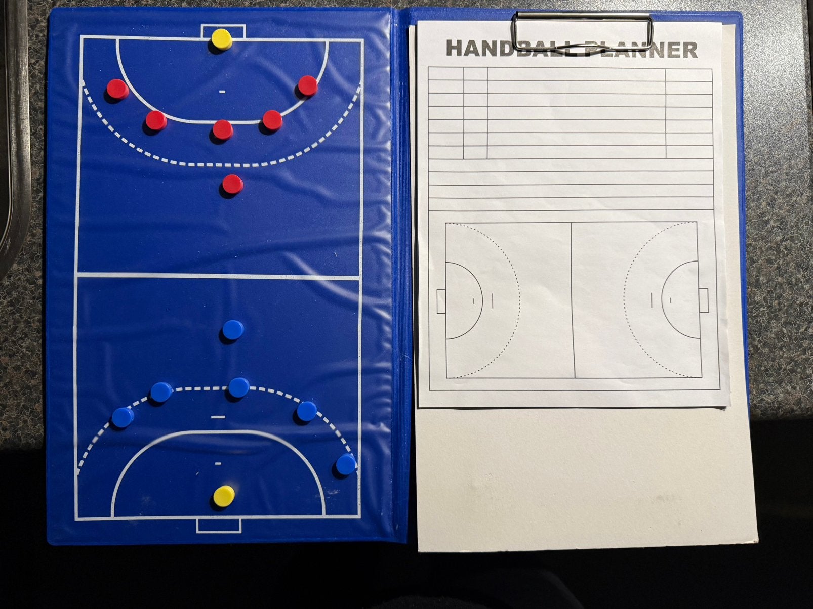 Magnetisch-/tactisch spelbord handbal, Ophalen of Verzenden, Zo goed als nieuw
