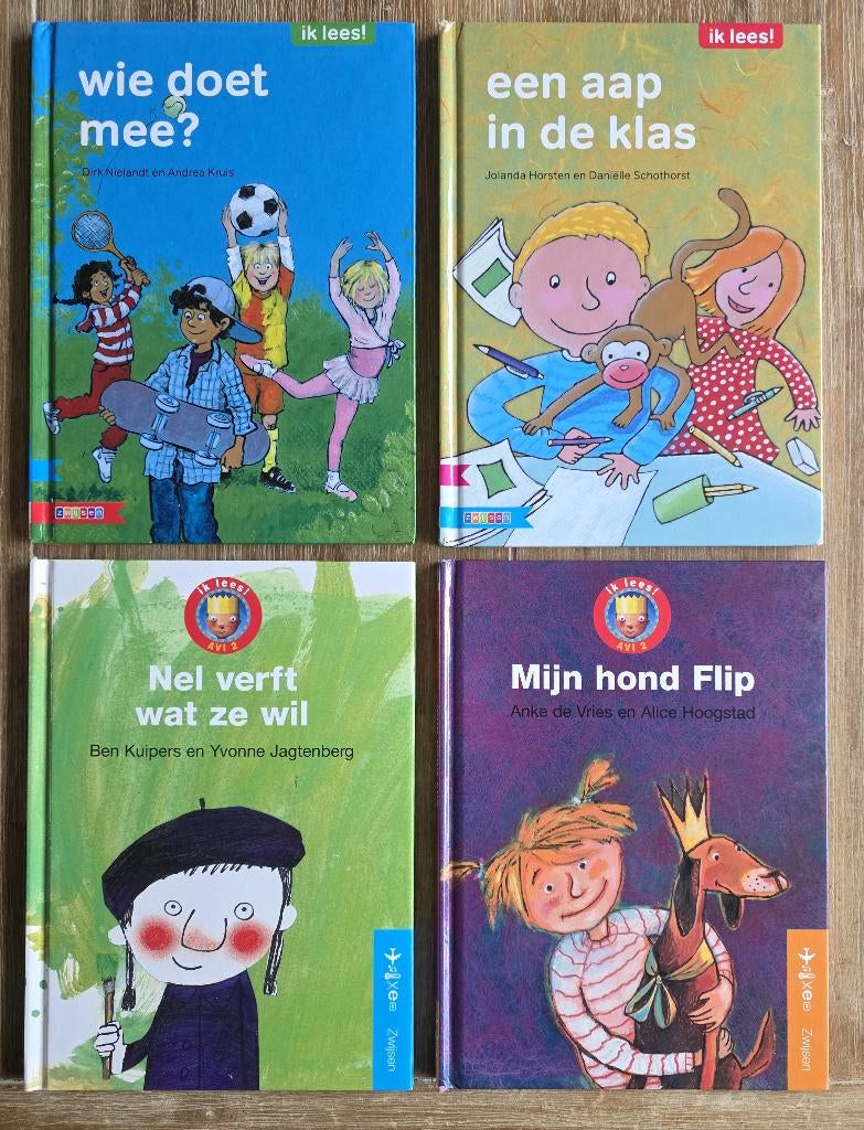 4 x leesboekjes Groep 3 - AVI M3 - AVI 2 - Ik lees!, Boeken, Ophalen of Verzenden, Zo goed als nieuw, Fictie algemeen