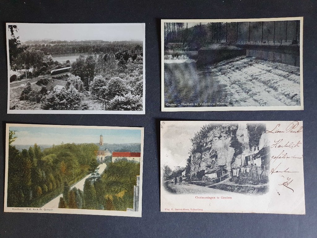 Ansicht collectie Geulem HOUTHEM (21x), Ophalen of Verzenden, Voor 1920, Limburg