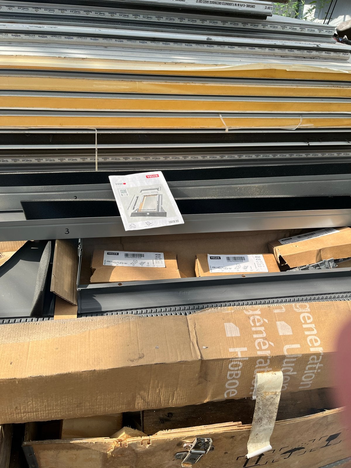 Nieuw Velux Dakraam EDW MK08 0000 - 78x140 cm, Minder dan 80 cm, 120 tot 160 cm, Nieuw, Ophalen of Verzenden