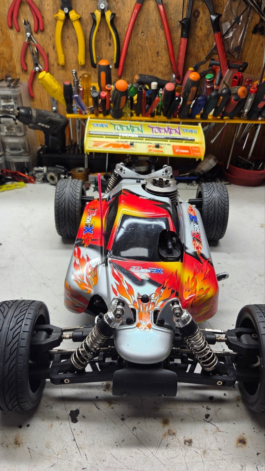 Te koop mooie reely rex, Hobby en Vrije tijd, Gebruikt, Auto offroad, Ophalen of Verzenden, Schaal 1:8