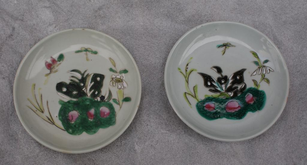 Chinese familie rose schaaltjes, Ophalen
