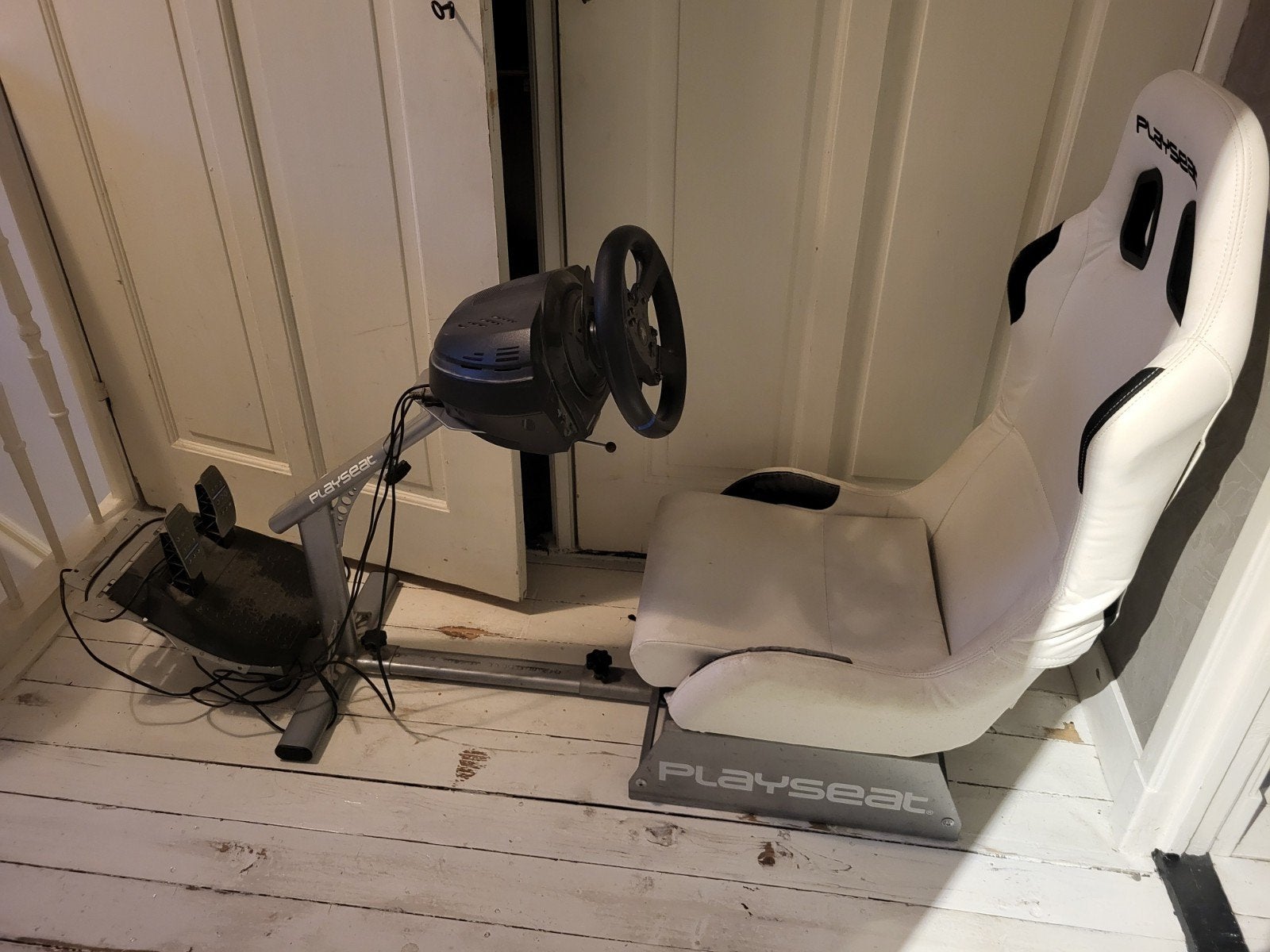 Playseat racestoel met stuur en pedalen, Ophalen, Gebruikt