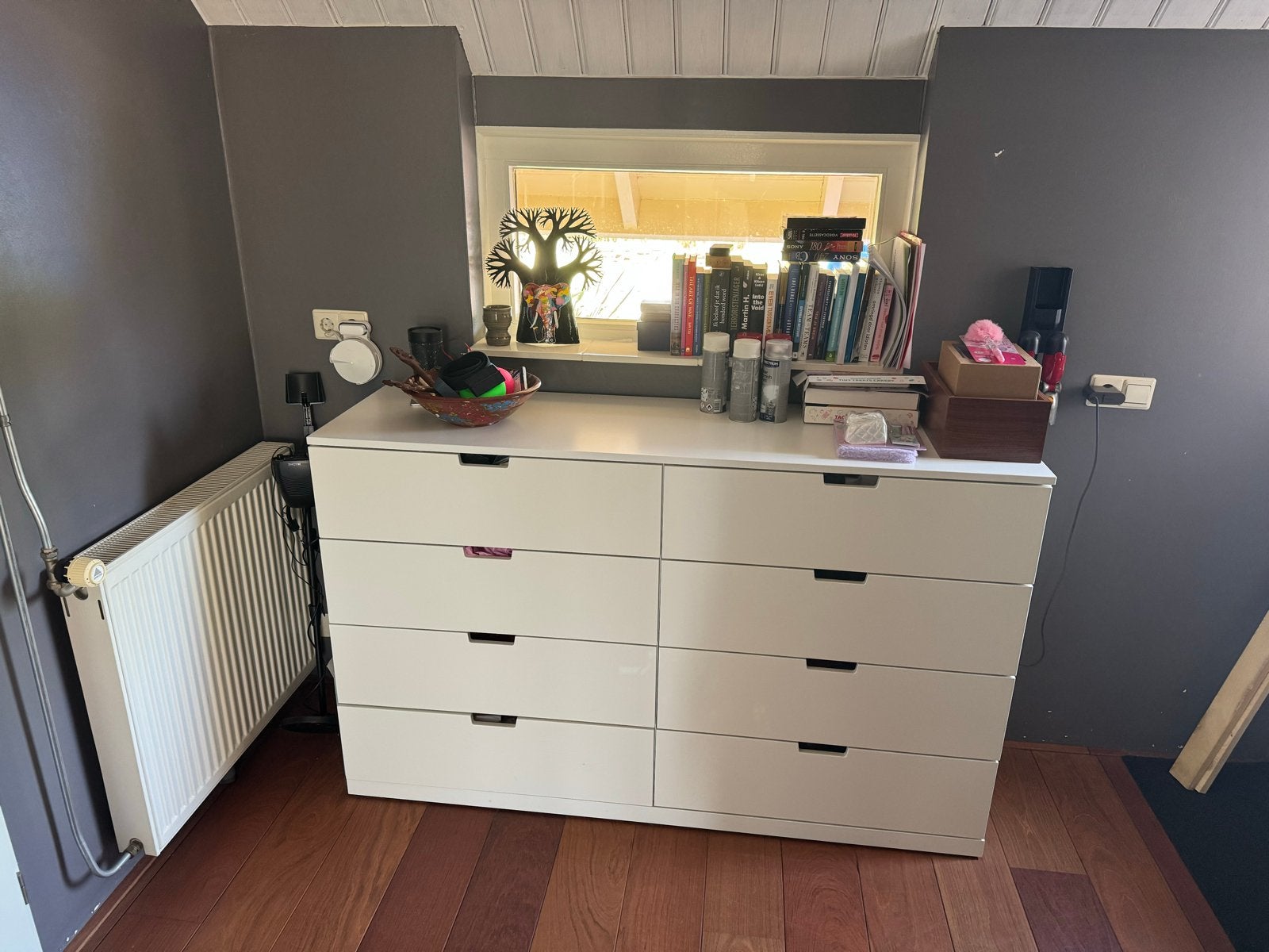 Nordli ladekast wit, 8 lades te koop aangeboden, als nieuw!, Ophalen, 5 laden of meer, 100 tot 150 cm, 150 tot 200 cm