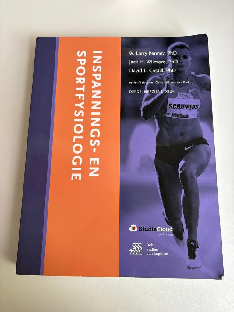 Inspannings- en Sportfysiologie - 3e herziene druk, Boeken, Ophalen of Verzenden, Beta, Zo goed als nieuw, HBO