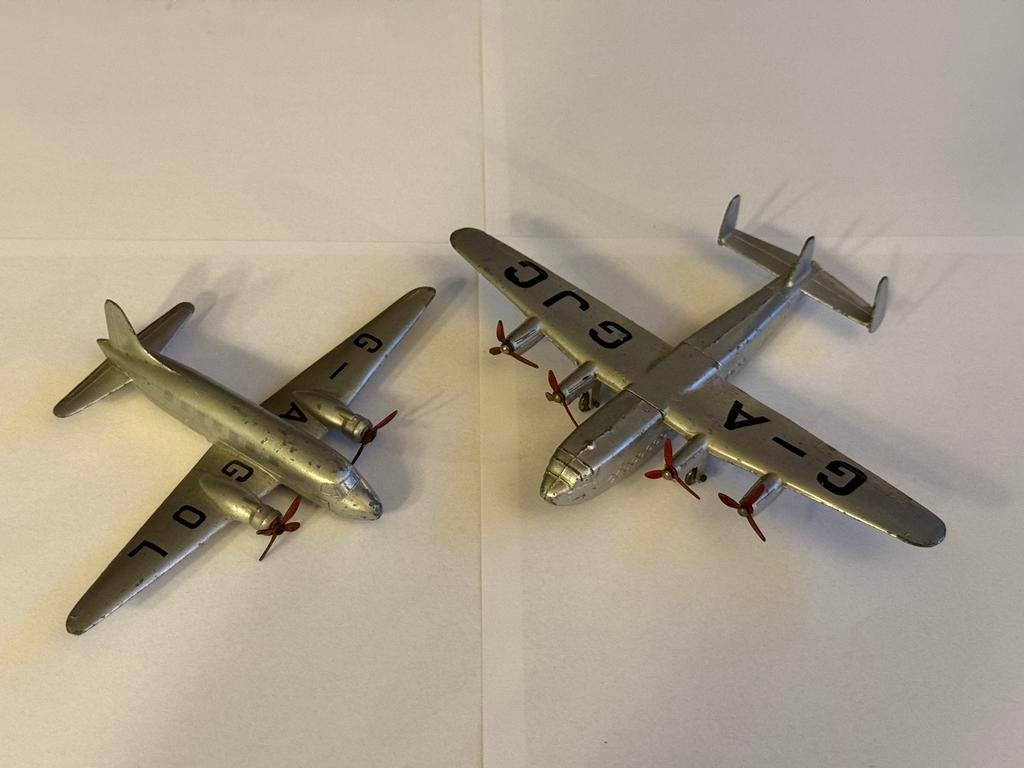 Antieke Dinky Toys York & Viking modelvliegtuigen, Ophalen of Verzenden