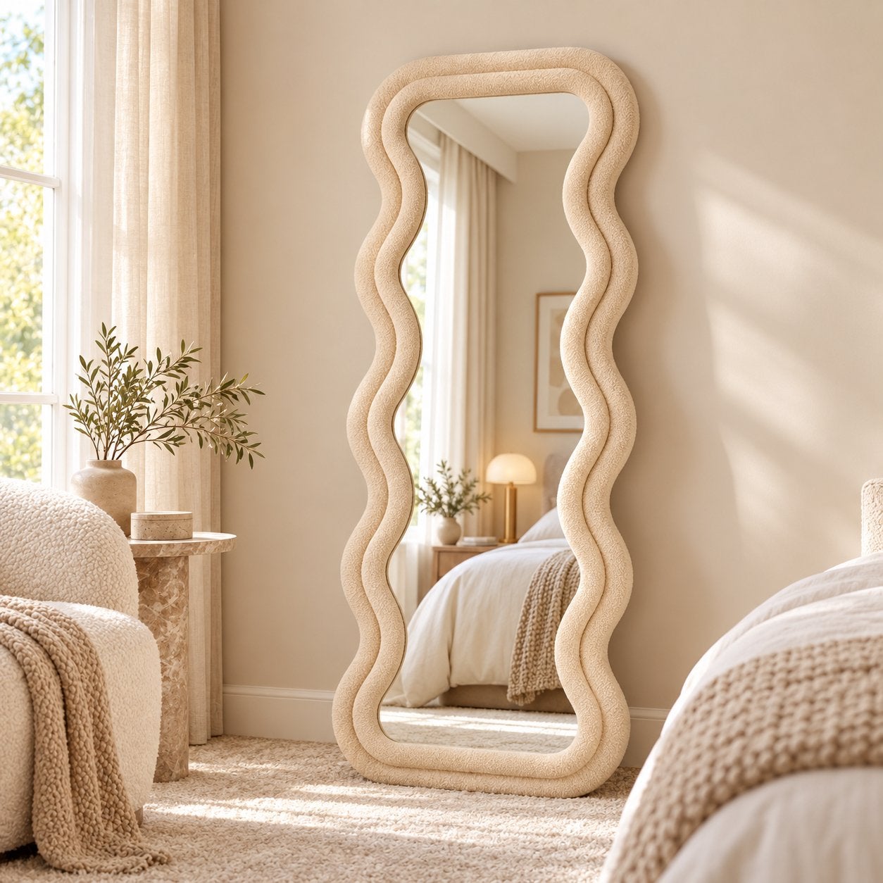 70% KORTING – TEDDY WAVE SPIEGEL 160x60 CM – BEDRIJFSOPHEFFI, Huis en Inrichting, 7021br, Nieuw, Ophalen of Verzenden, Sera@live.nl