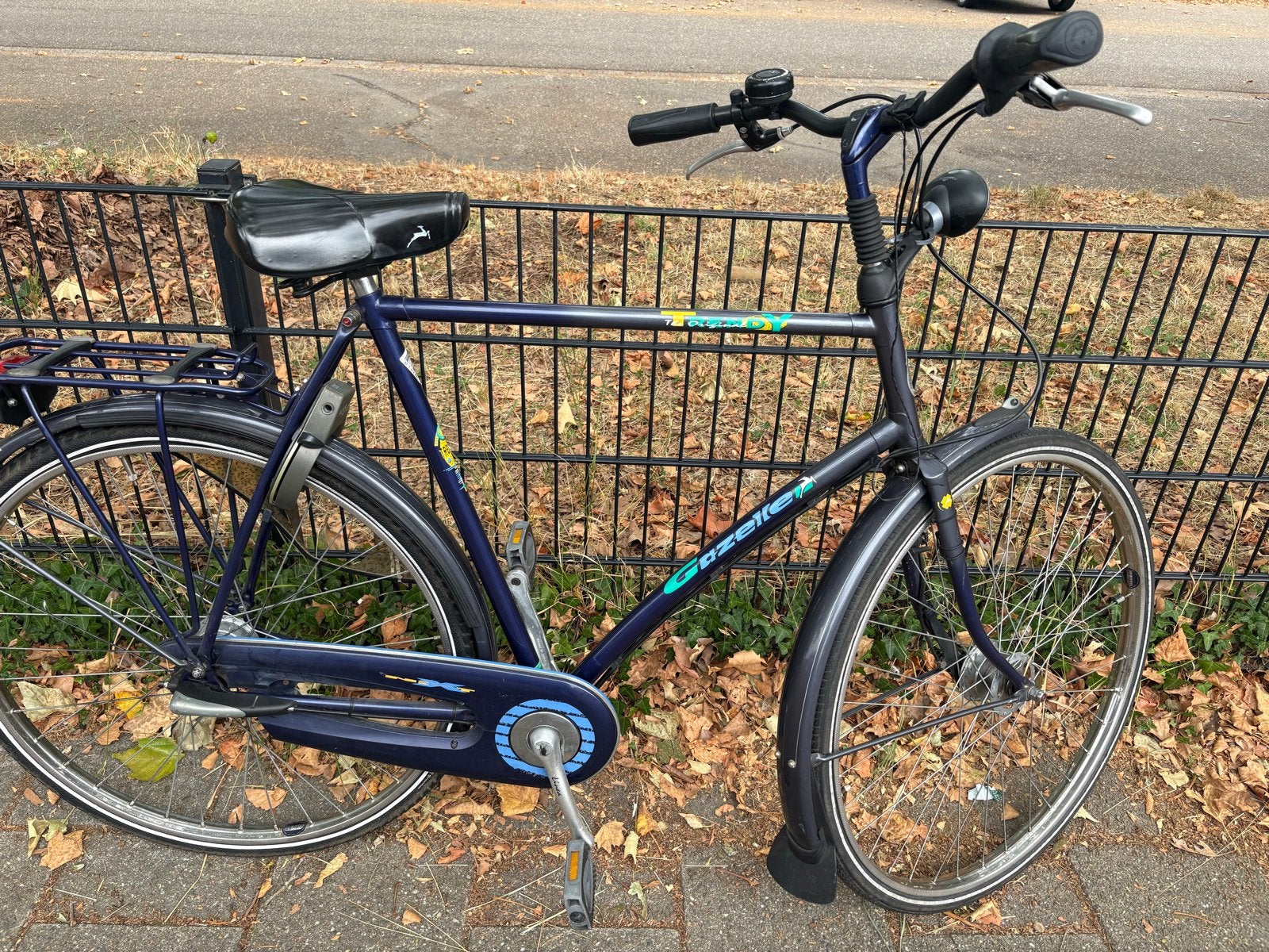 Gazelle Trendy Herenfiets 28 inch, frame 60 cm, 3 versn., Ophalen, Gebruikt, Versnellingen, 57 tot 61 cm