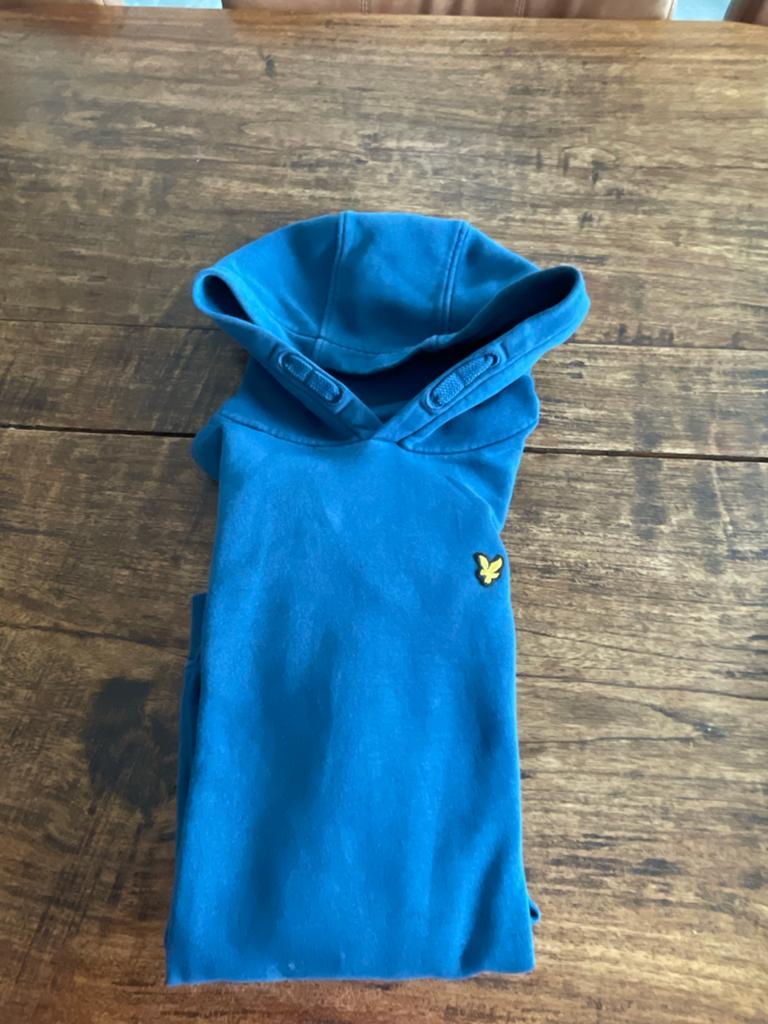 Lyle & Scott Junior Hoodie - Blauw (12/13 jaar), Ophalen of Verzenden, Zo goed als nieuw, Jongen