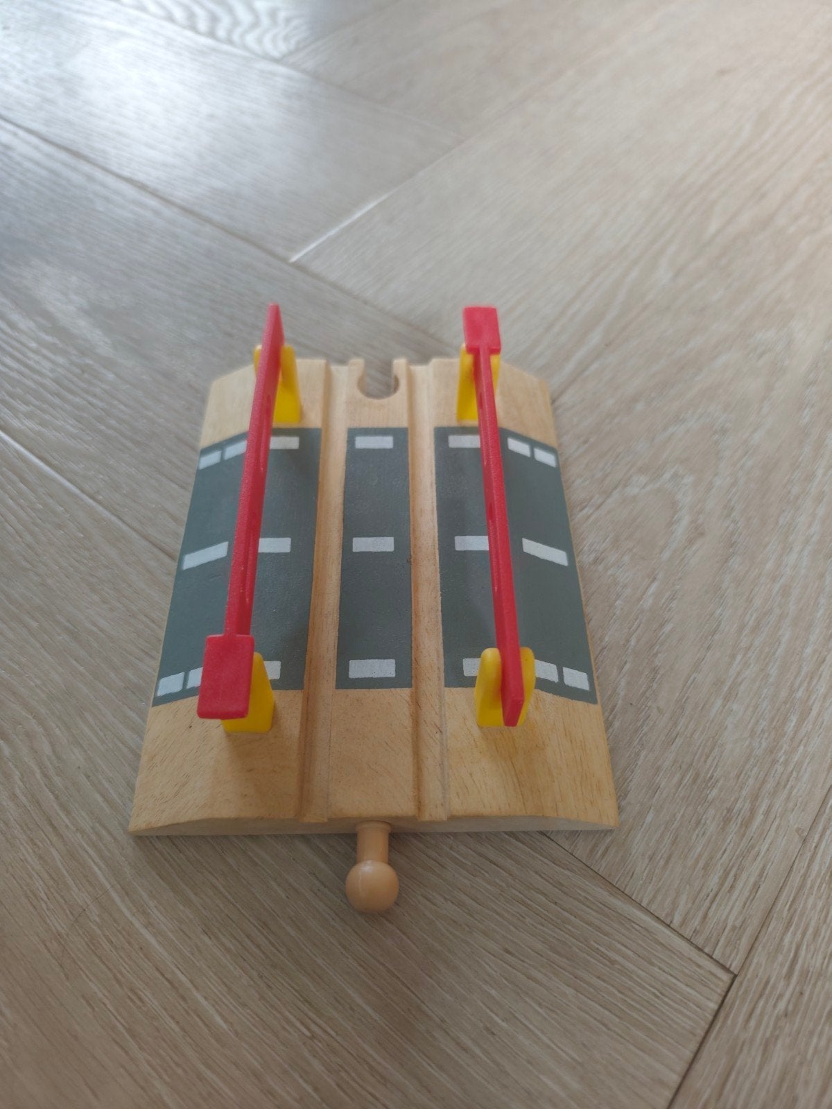 Mentari houten spoorwegovergang en draaischijf, Kinderen en Baby's, Ophalen of Verzenden, Gebruikt, Overige typen
