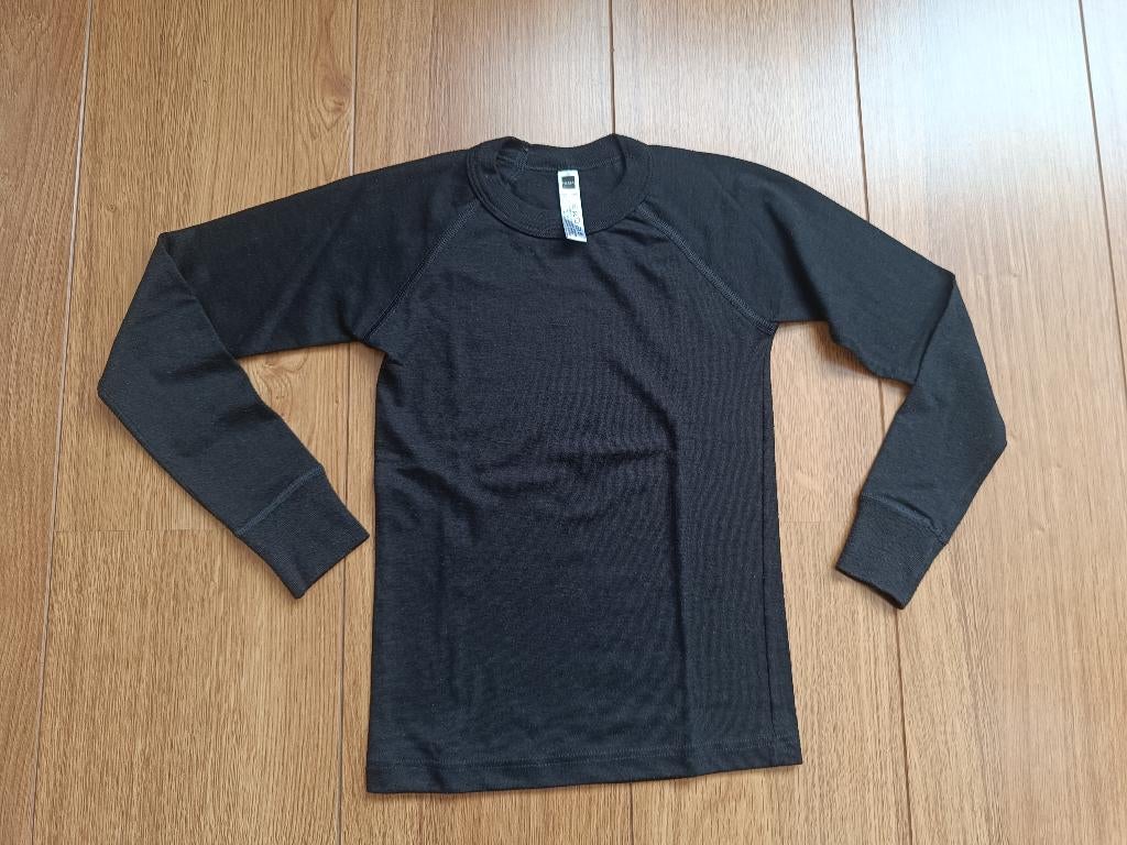 Kinder thermo t-shirt Hema maat 122-128 zwart, Gebruikt, Jongen of Meisje, Ophalen of Verzenden, Shirt of Longsleeve