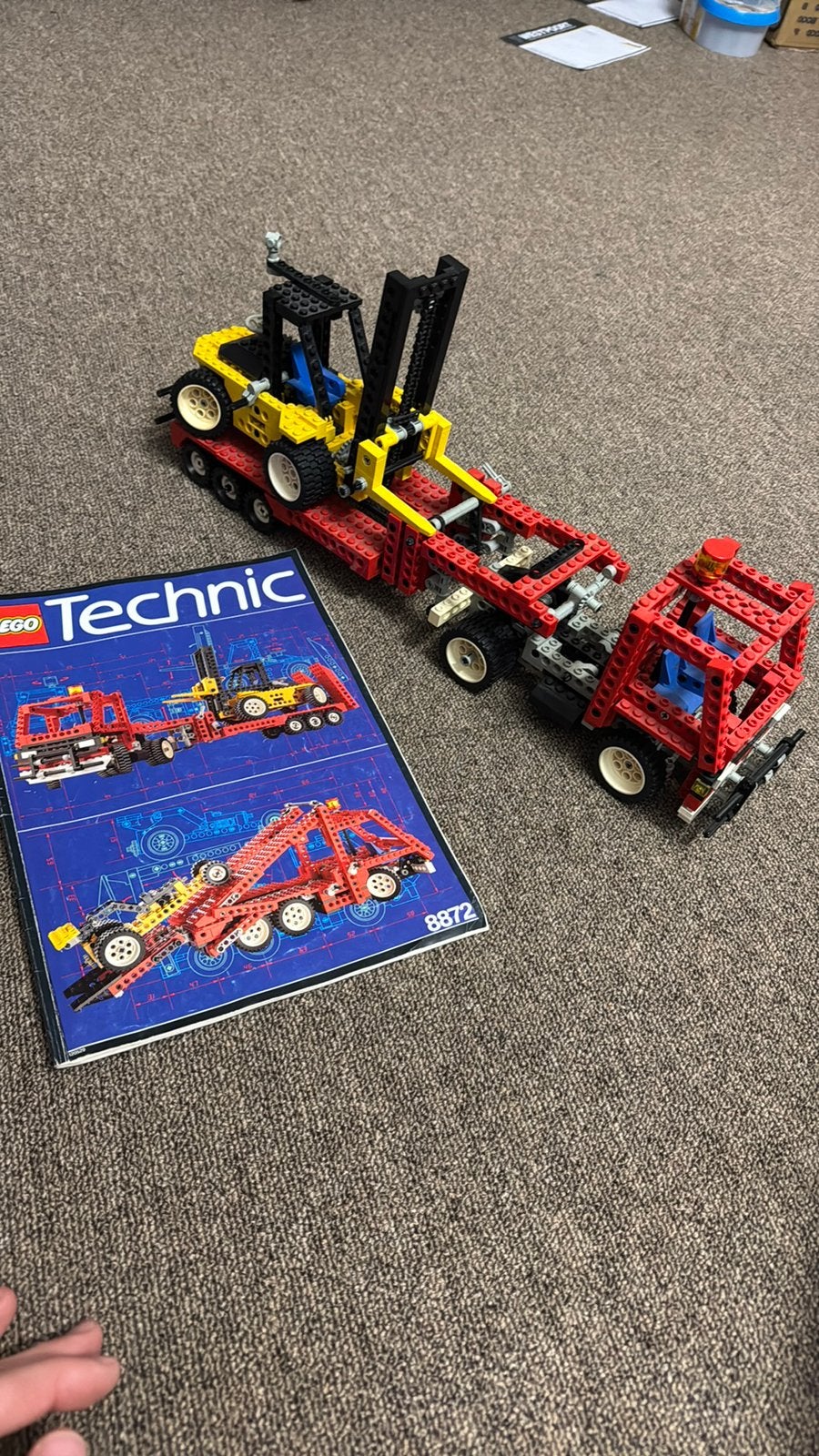 Lego technic.8872, Ophalen, Zo goed als nieuw