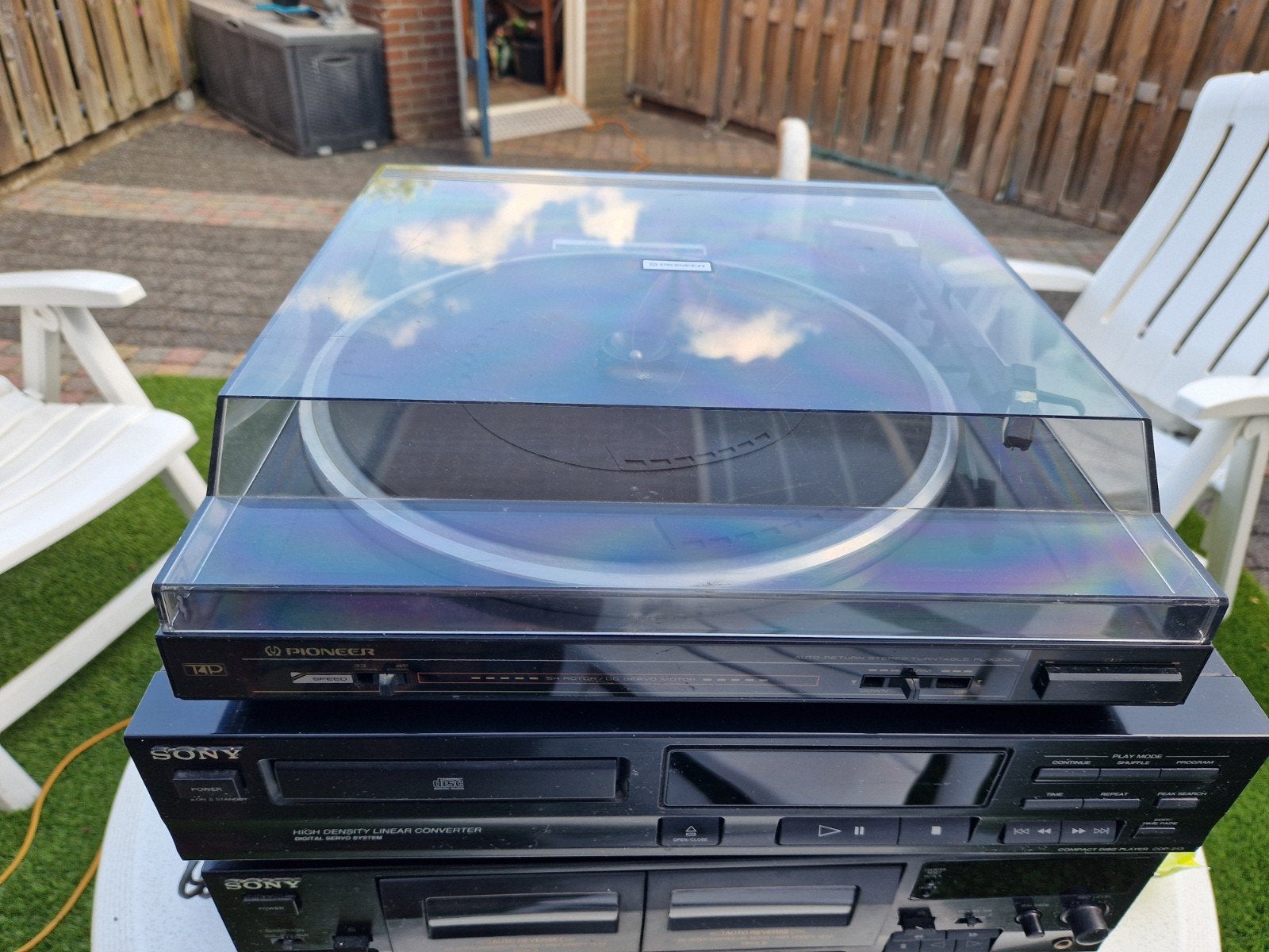 Vintage Sony en Pioneer Audio Set, Audio, Tv en Foto, Ophalen, Gebruikt, Losse componenten, Cassettedeck