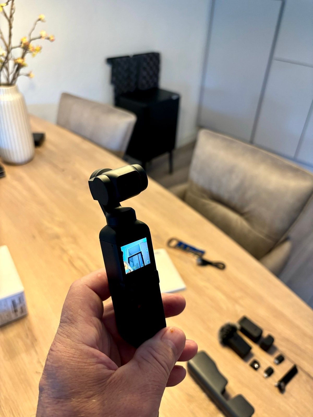 DJI Pocket 2 Creator Combo in zeer goede staat, Overige merken, Overige soorten, Zo goed als nieuw, Externe microfoon