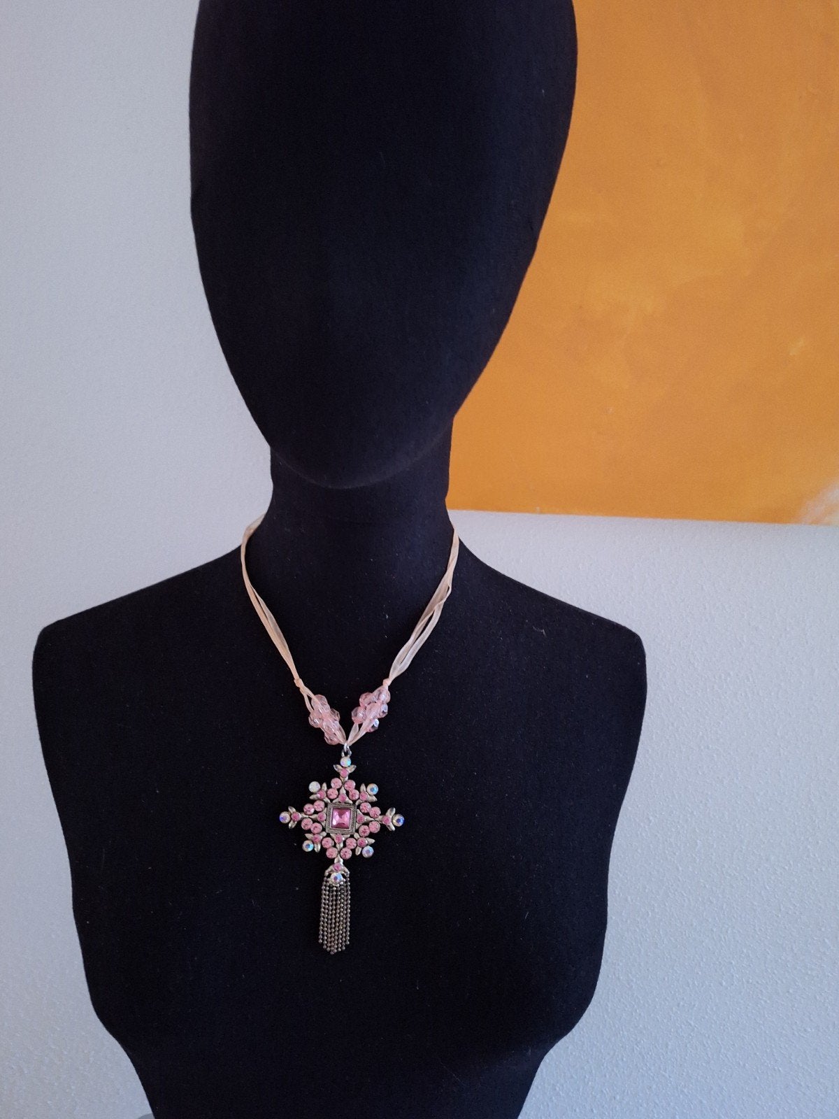 Ketting met stervormige hanger, Overige materialen, Verstelbaar, Ophalen of Verzenden, Zo goed als nieuw