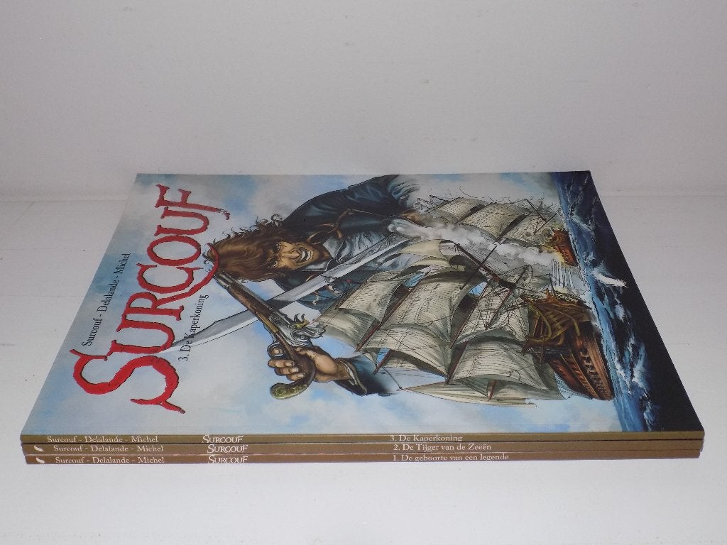 Surcouf ~ Complete serie 1 t/m 3, Boeken, Complete serie of reeks, Ophalen of Verzenden, Zo goed als nieuw