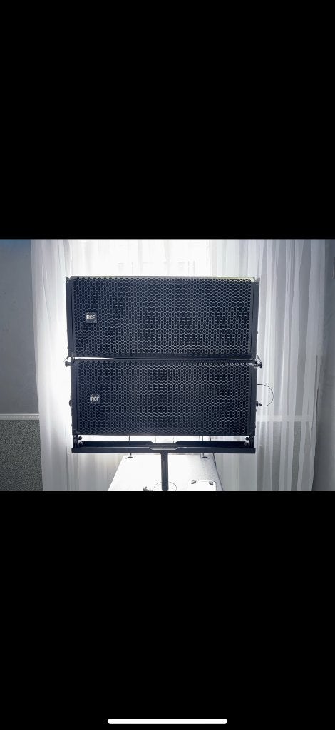 6x RCF HDL-30 replica / nagemaakte line-array set incl. case, Audio, Tv en Foto, Luidsprekers, Overige typen, Zo goed als nieuw