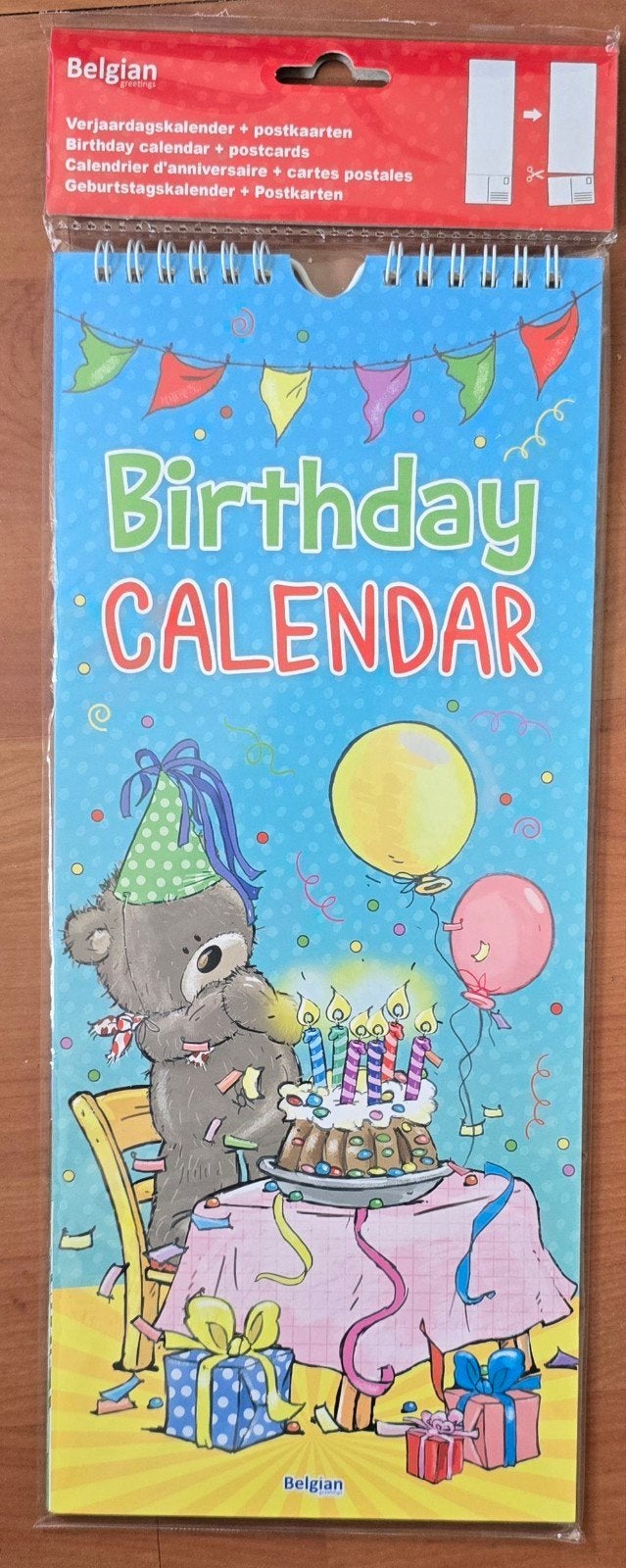 Verjaardagskalender kids, Ophalen of Verzenden, Maandkalender, Nieuw