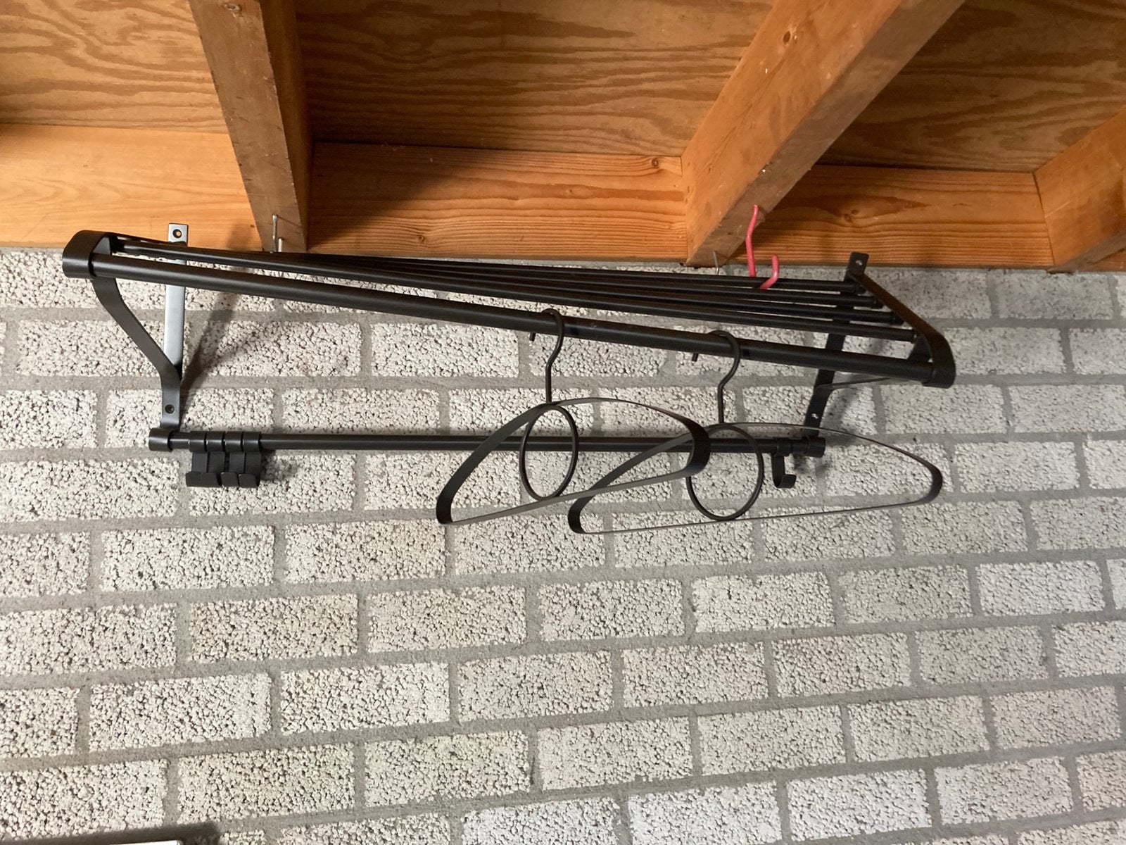 Kapstok met kleerhamgers., Huis en Inrichting, Woonaccessoires | Kapstokken, Zo goed als nieuw, Minder dan 100 cm, Metaal, Ophalen