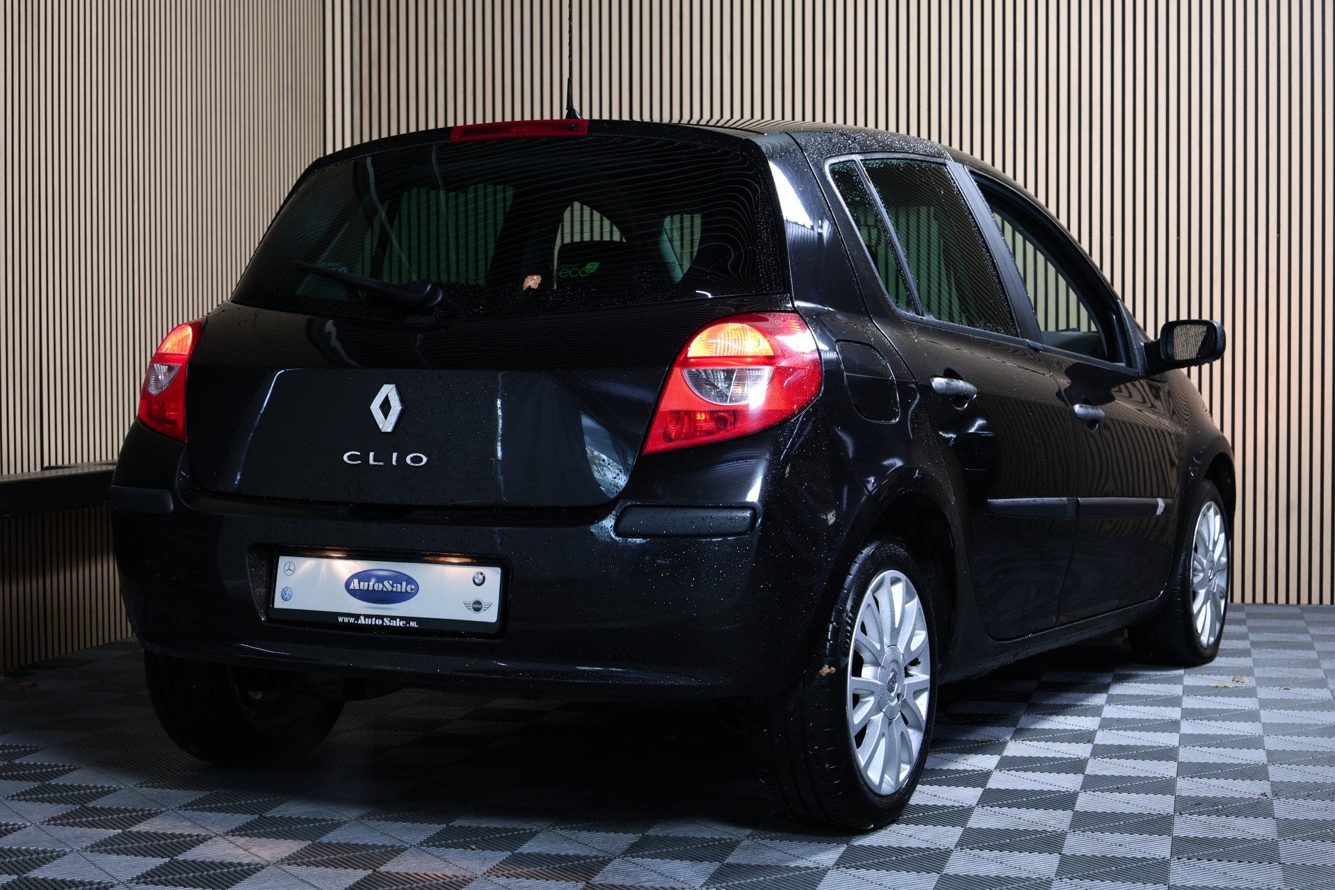 Renault Clio 1.2 TCE Collection CRUISE AIRCO "09 (bj 2009), Auto's, Renault, Gebruikt, Zwart, 4 cilinders, Zwart