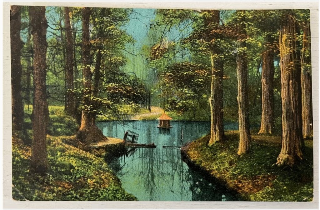 Oude Ansichtkaart - Arnhem - Mariendal vijver, Ophalen of Verzenden, Voor 1920, Gelopen, Gelderland
