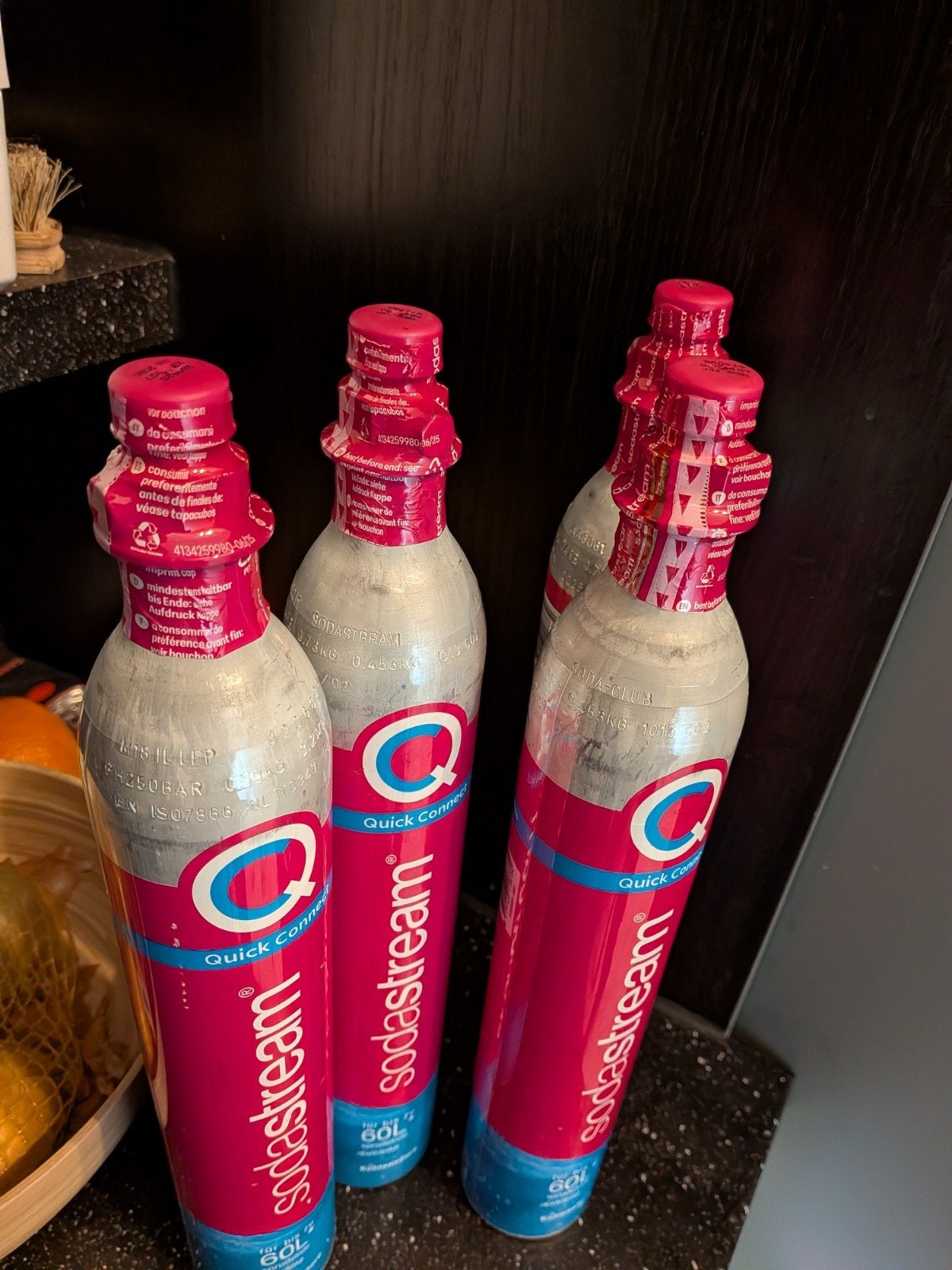 SodaStream CO2-cilinder roze Quick-Connect  beschikbaar!, Ophalen of Verzenden, Nieuw