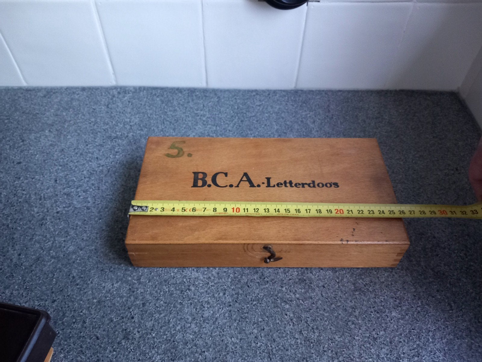 Vintage B.C.A. Letterdoos, Antiek en Kunst, Ophalen of Verzenden, Overige thema's