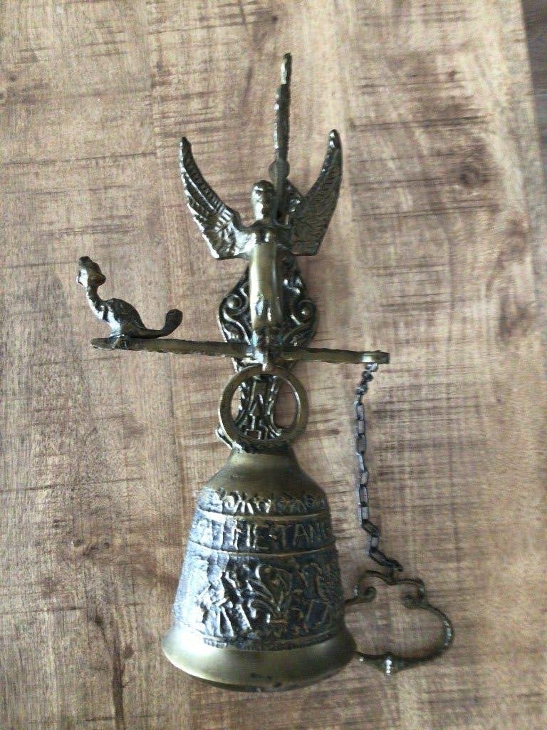 Koperen kloosterbel, Antiek en Kunst, Ophalen of Verzenden, Koper