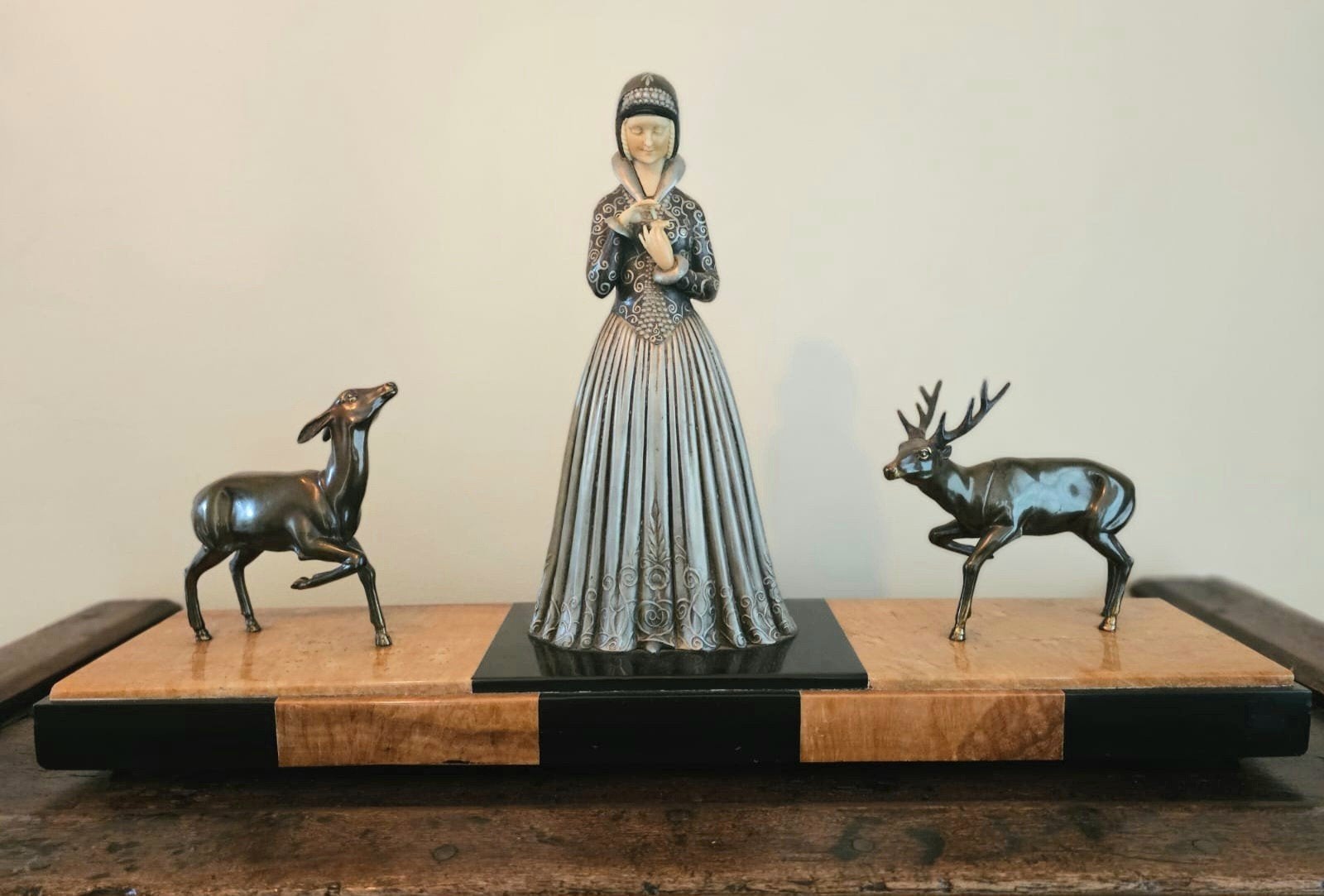 prachtig Groot Art Deco Beeld, Ophalen of Verzenden