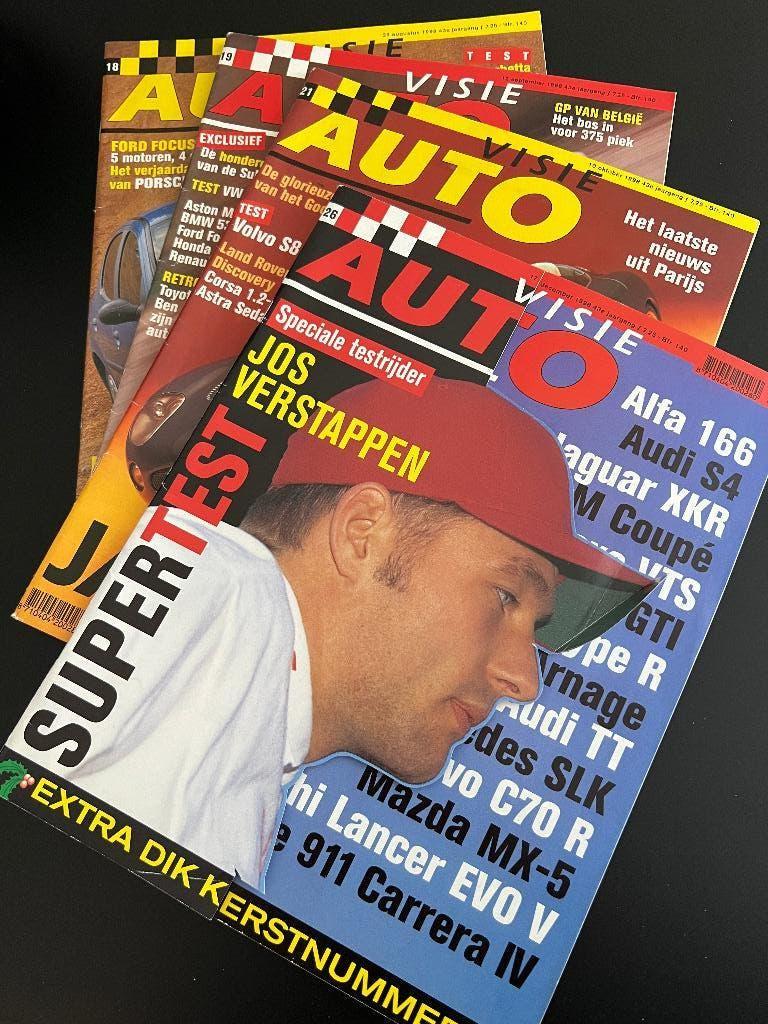 AUTOVISIE 4 stuks: 1998 18 - 1998 19 - 1998 21 - 1998 26, Gelezen, Algemeen, Verzenden, Diversen