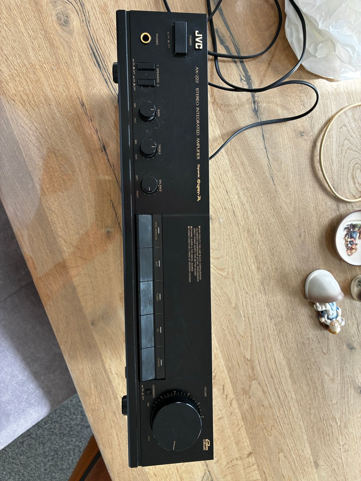 JVC AX-222 Stereo Geïntegreerde Versterker, Gebruikt, JVC, Ophalen of Verzenden, Minder dan 60 watt