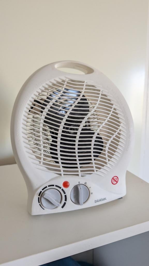 Blokker elektrische verwarming / ventilatorkachel, Ophalen of Verzenden, Zo goed als nieuw, Tafelventilator