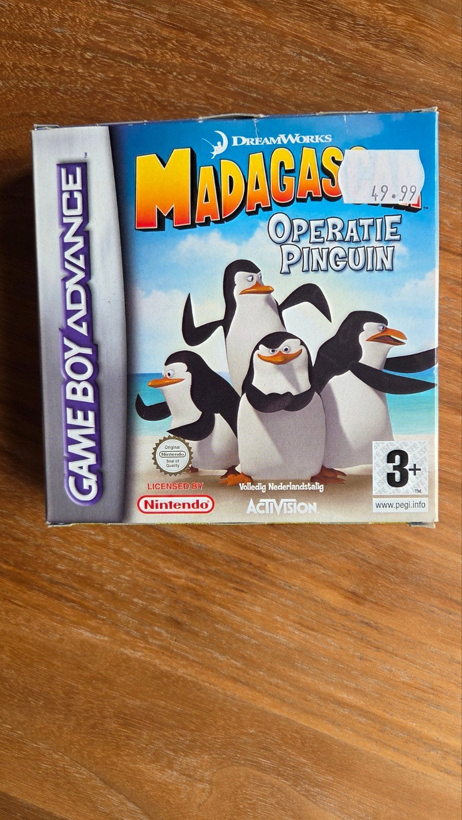 Madagascar: Operatie Pinguïn - Game Boy Advance, Avontuur en Actie, 1 speler, Ophalen of Verzenden, Zo goed als nieuw