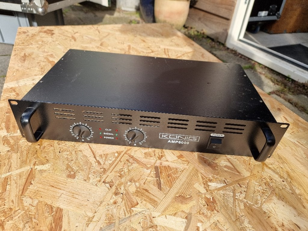 Konig AMP6000 eindversterker, Ophalen of Verzenden, Gebruikt, Minder dan 500 watt