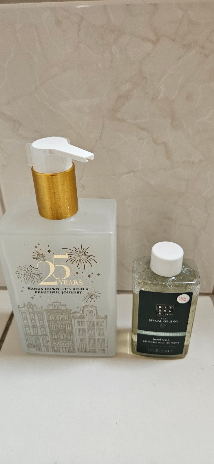 Rituals Limited Edition 25 jaar zeepdispenser met Jing zeepf, Ophalen of Verzenden, Nieuw