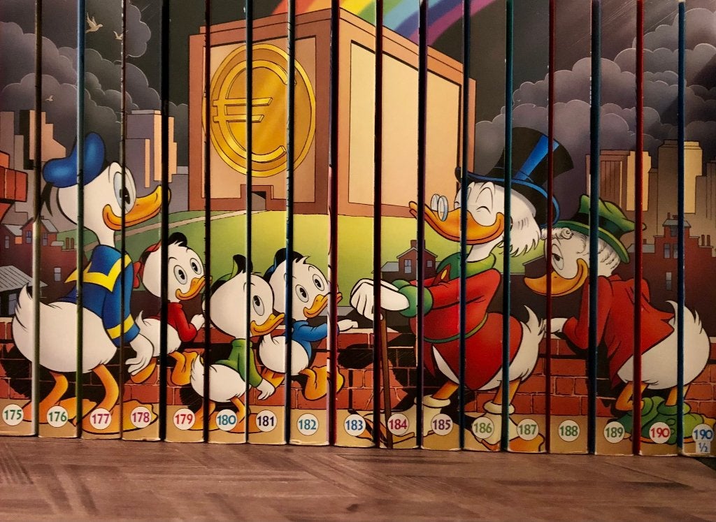 Prachtige complete rugtekening Donald Duck pocket 175-190,5!, Complete serie of reeks, Ophalen of Verzenden, Zo goed als nieuw