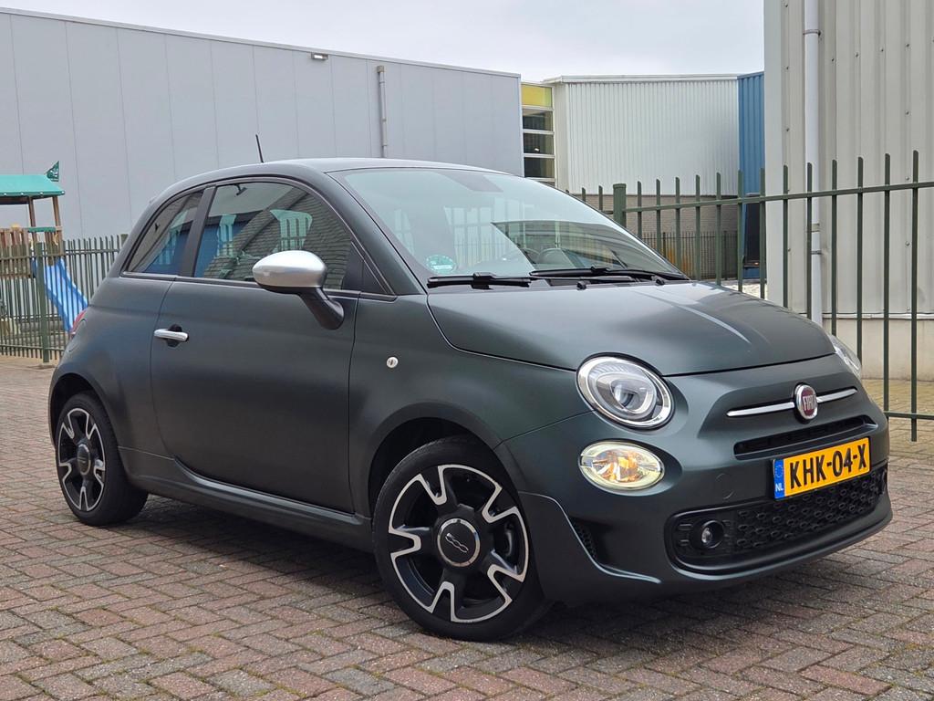 Fiat 500 1.2 Rockstar Navi-Pano-Carplay-Virtual Dash-Cruise, Voorwielaandrijving, Gebruikt, 4 cilinders, Met garantie (alle)