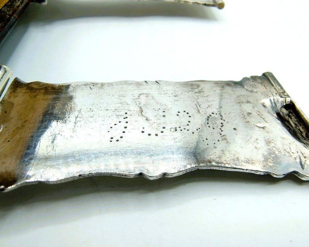 Bijbel met zilveren sloten met bijbelse voorstellingen, 1818, Antiek en Kunst, Verzenden